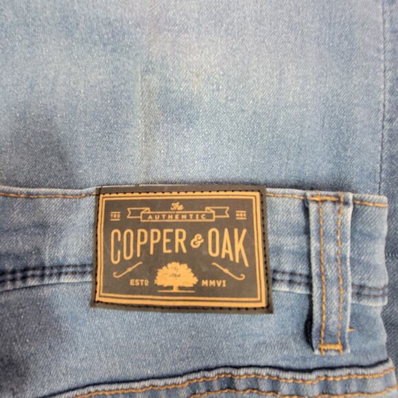 Cooper Oak Slim Straight Jeans W 34 L 30 Blue - Picture 11 of 11